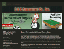 Tablet Screenshot of dartandbilliardsupplies.com